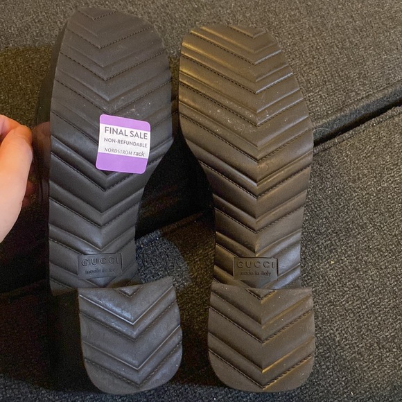 Gucci Rubber Logo Sandal Slipper size 38 - Picture 4 of 5